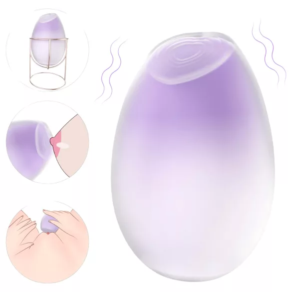 Sex HD - 2in1 krūšu un klitora stimulators violets