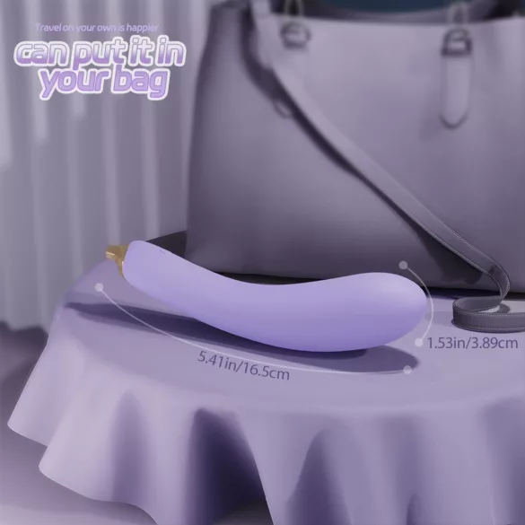 Sex HD - vibrators baklažāna formas violets