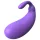 Sex HD - vibrējoša ola baklažāna forma violetā krāsā