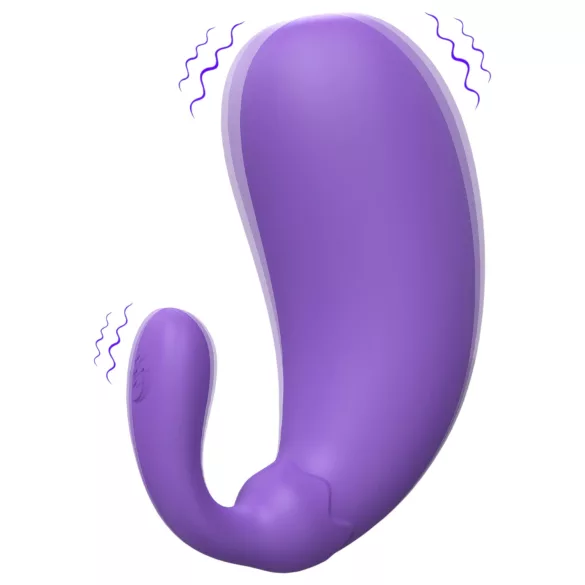 Sex HD - vibrējoša ola baklažāna forma violetā krāsā