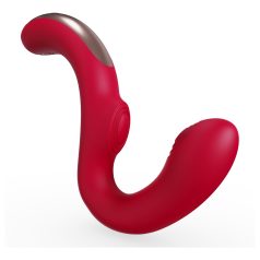 SEX HD Genie - G-punkta un klitora vibrators sarkans