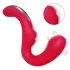 SEX HD Genie - G-punkta un klitora vibrators sarkans