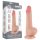 Lovetoy divslāņu dildo ar sēkliniekiem 20 cm naturālas krāsas