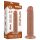 Lovetoy divslāņu dildo ar piesūcekni 20 cm naturālais