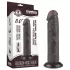 Lovetoy divslāņu dildo ar piesūcekni 20 cm brūns