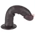 Lovetoy divslāņu dildo ar piesūcekni 20 cm brūns