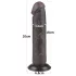 Lovetoy divslāņu dildo ar piesūcekni 20 cm brūns