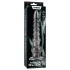Lovetoy King Sized - vibrators liels 32 cm pelēks