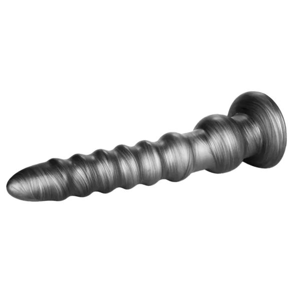 Lovetoy King Sized - vibrators liels 32 cm pelēks
