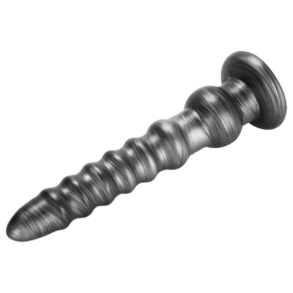 Lovetoy King Sized - vibrators liels 32 cm pelēks