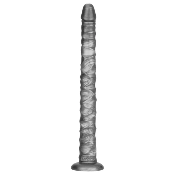 Lovetoy King Sized - vibrators liels izmērs 40,5 cm pelēks