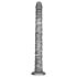 Lovetoy King Izmēra - īpaši liels vibrators - 40,5 cm (pelēks)