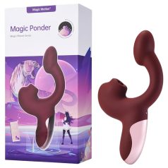   Magic Motion Magic Ponder - 2in1 vibrators ar klitora stimulatoru bordo