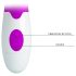 Pretty Love Arthur – kustīgā galviņa G-punkta vibrators (lila)