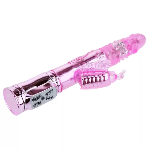 Baile - vibrators ar tauriņa formas klitoru stimulatoru rozā