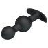 Pretty Love - anālais dildo ar iekšējo lodīti melns