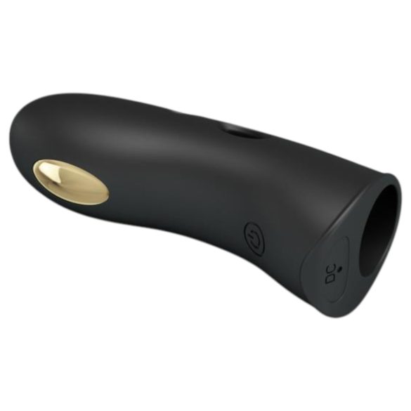 Pretty Love Marico - pirkstu vibrators ar elektro stimulāciju melns