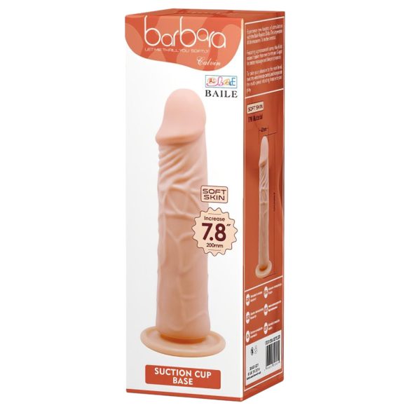 Baile Barbara Calvin - reālistisks dildo 20 cm gaišs