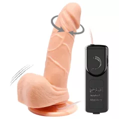   Baile Barbara Mark - vibrators ar rotējošu kustību 15cm naturāls