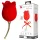 Pretty Love Rose Lover - klitora vibrators ar mēli 2in1 sarkans