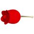 Pretty Love Rose Lover - valdzinošais 2in1 klitors vibrators (sarkans)