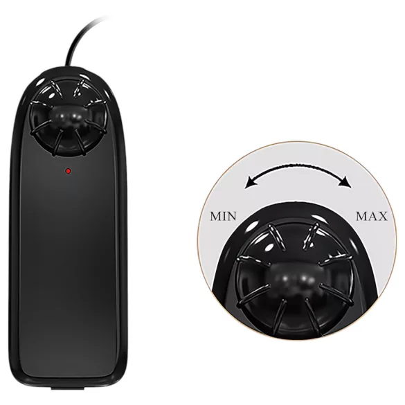 Baile Zebulon - realistsks vibrators ar sēkliniekiem 19cm naturāls