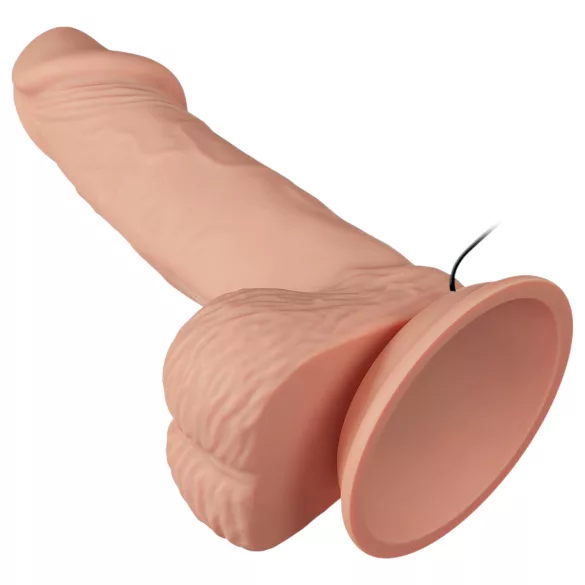 Baile Zebulon - realistsks vibrators ar sēkliniekiem 19cm naturāls