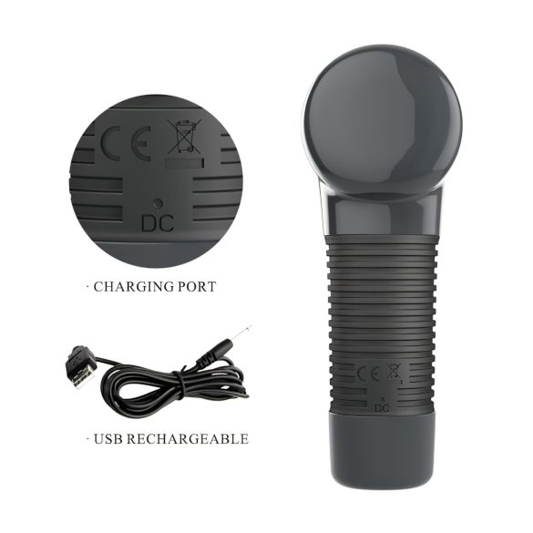 Pretty Love Magic Gun - masāžas pistole melna