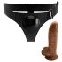 Pretty Love Jostu Komplekts - universāls dildo - 17 cm (melns)