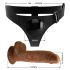 Pretty Love Jostu Komplekts - universāls dildo - 17 cm (melns)
