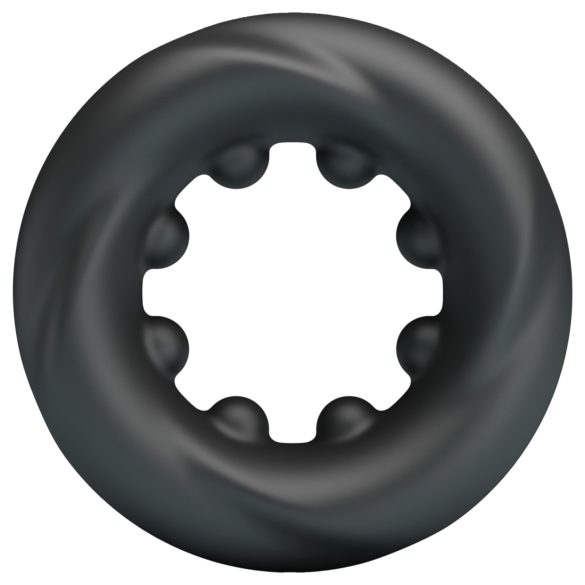 Crazy Bull - vīriešu stimulējošs erekcijas gredzens melns