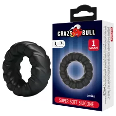 Crazy Bull - erekcijas gredzens extra stiprs melns