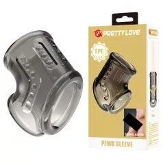   Pretty Love - dzimumlocekļa un sēklinieku gredzens (caurspīdīgs)
