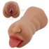 Crazy Bull - vīriešu masturbators mute un vagina, dabīga krāsa