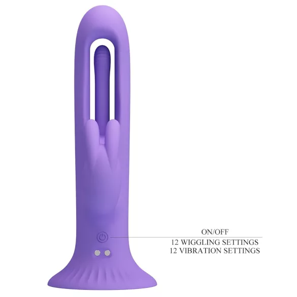 Pretty Love Killmoulis - G-punkta un laizīšanas vibrators (violets)