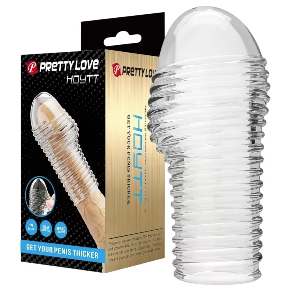 Pretty Love Hoytt - dzimumlocekļa uzmava caurspīdīga