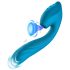 Vibeconnect - ūdensizturīgs G-punkta un klitora vibrators (zils)