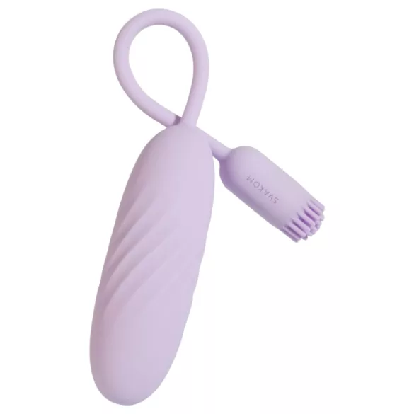 Svakom Plume - 2-in-1 vibrējoša ola (violeta)