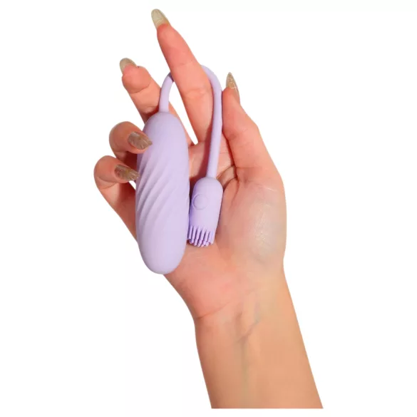 Svakom Plume - 2-in-1 vibrējoša ola (violeta)