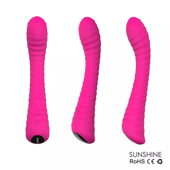 Sex HD Sunshine - vibrators G-punkta stimulācijai, uzlādējams, rozā