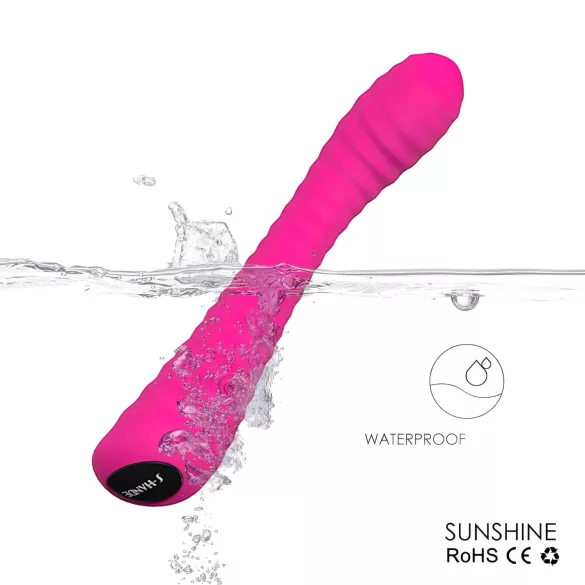 Sex HD Sunshine - vibrators G-punkta stimulācijai, uzlādējams, rozā