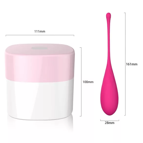 Sex HD Eggs - kegel bumbiņu komplekts 6 gab. rozā