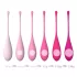 Sex HD Eggs - kegel bumbiņu komplekts 6 gab. rozā
