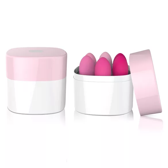 Sex HD Eggs - kegel bumbiņu komplekts 6 gab. rozā