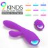 Apskurbinošs ūdensizturīgs vibrators (violets)