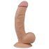 Lovetoy Ultra Soft – elastīgs, īpaši reālistisks dildo, 21,5 cm (dabīgs)