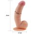 Lovetoy Ultra Soft – elastīgs, īpaši reālistisks dildo, 21,5 cm (dabīgs)