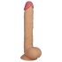 Lovetoy dildo ar piesūcekni realistisks 25cm gaišs