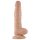 Lovetoy Real Extreme - piesūcekņa dildo 21cm bēšs