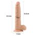 Lovetoy Real Extreme - dildo ar piesūcekni 24 cm